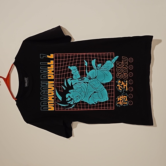DRAGONBALL Z Son Goku  graphic tee black UNISEX  Small Anime Japanese EUC - Picture 1 of 5